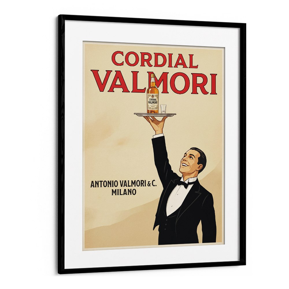 ELEGANT WAITER CORDIAL AD