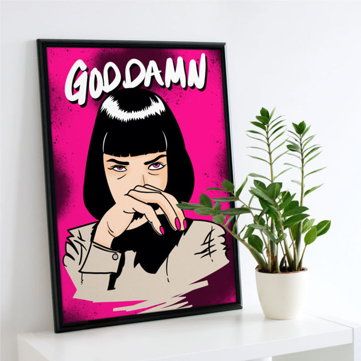 pop art painting - GOD DAMN ! POP ART PAINTING by Asianmonk