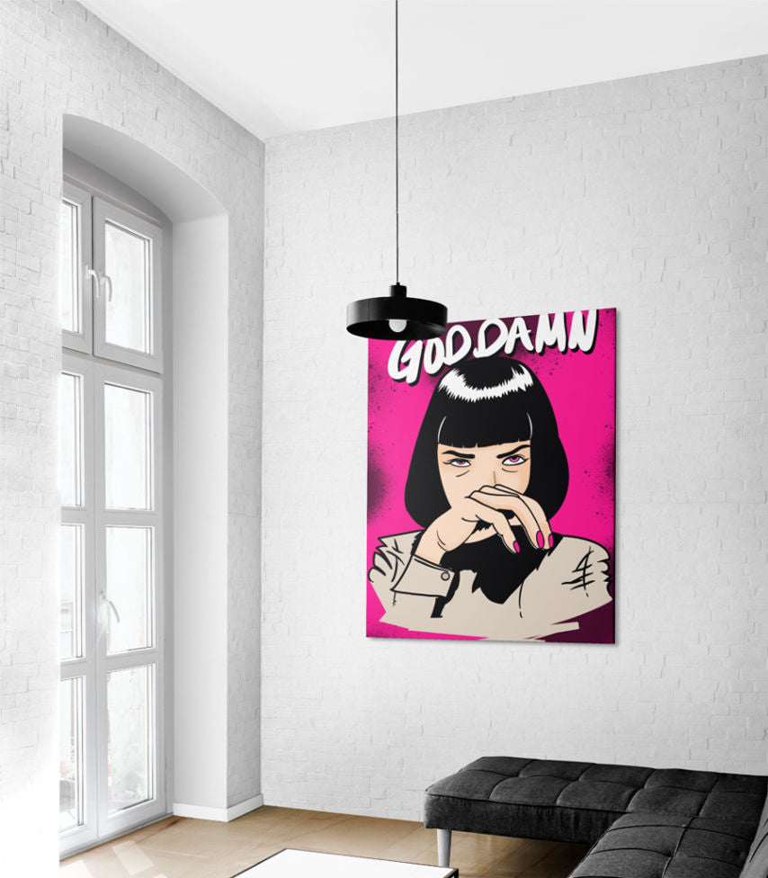 pop art painting - GOD DAMN ! POP ART PAINTING by Asianmonk