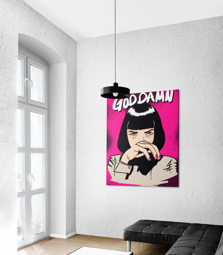 pop art painting - GOD DAMN ! POP ART PAINTING by Asianmonk