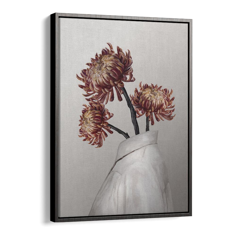 in bloom by gabriella roberg portraits & figurative illustrations in Black Frame With Mount