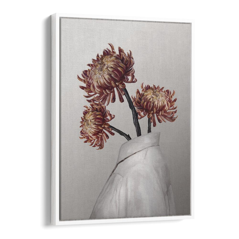 in bloom by gabriella roberg portraits & figurative illustrations in White Floater Frame