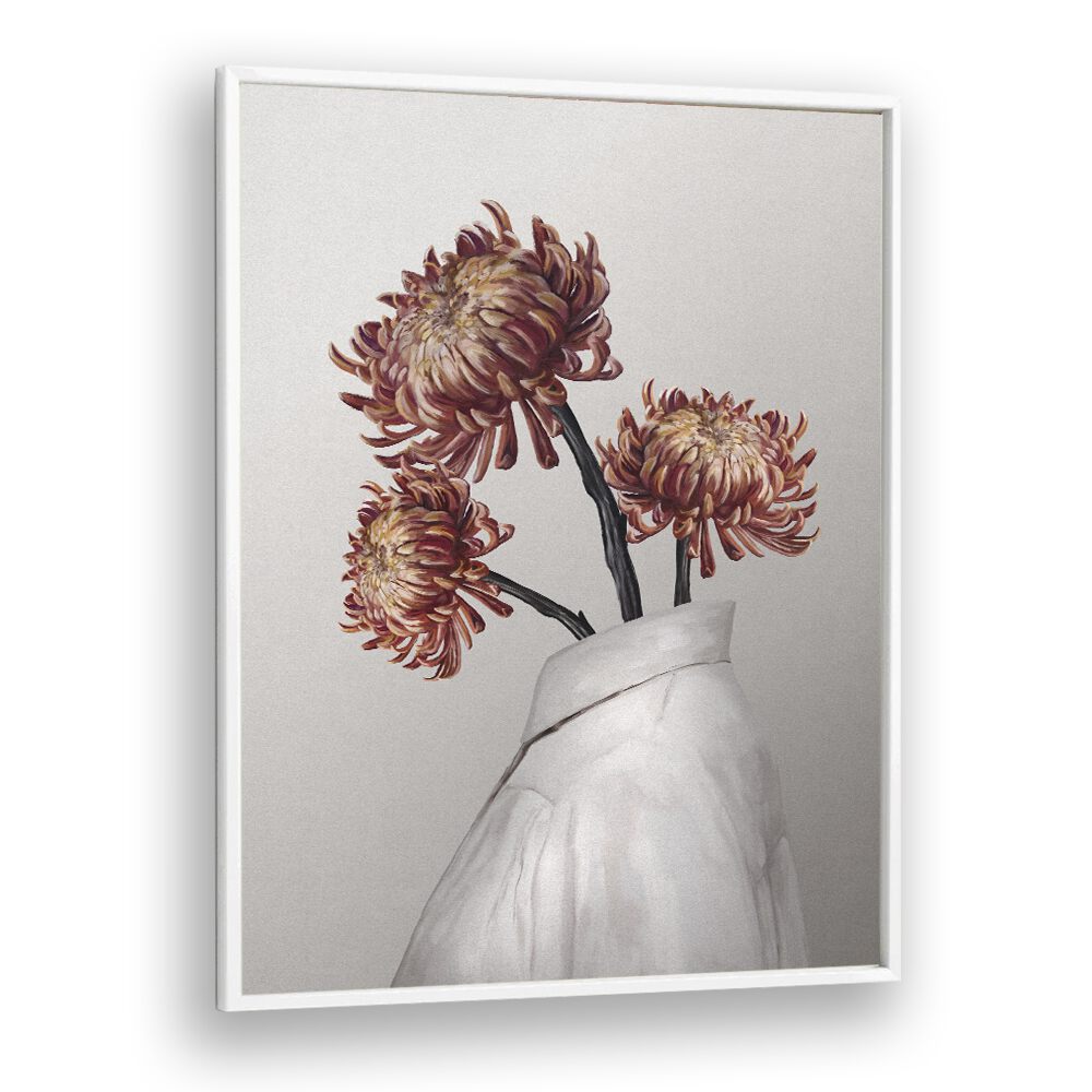 in bloom by gabriella roberg portraits & figurative illustrations in White Plain Frame