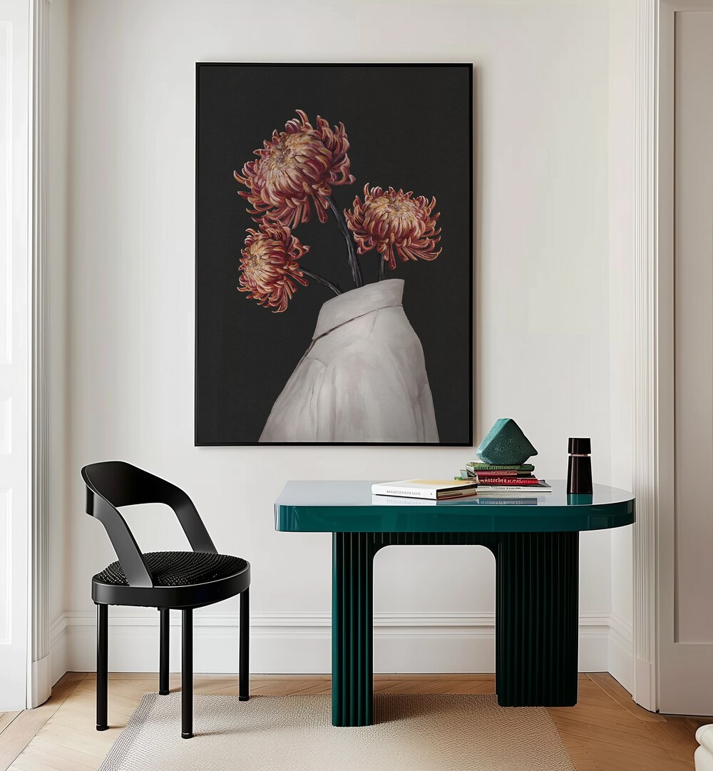 in bloom by gabriella roberg portraits-figurative illustrations Artwork I placed on a wall