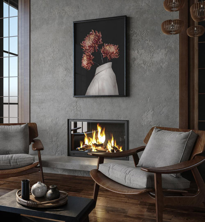 in bloom by gabriella roberg portraits-figurative illustrations Artwork I placed on a wall