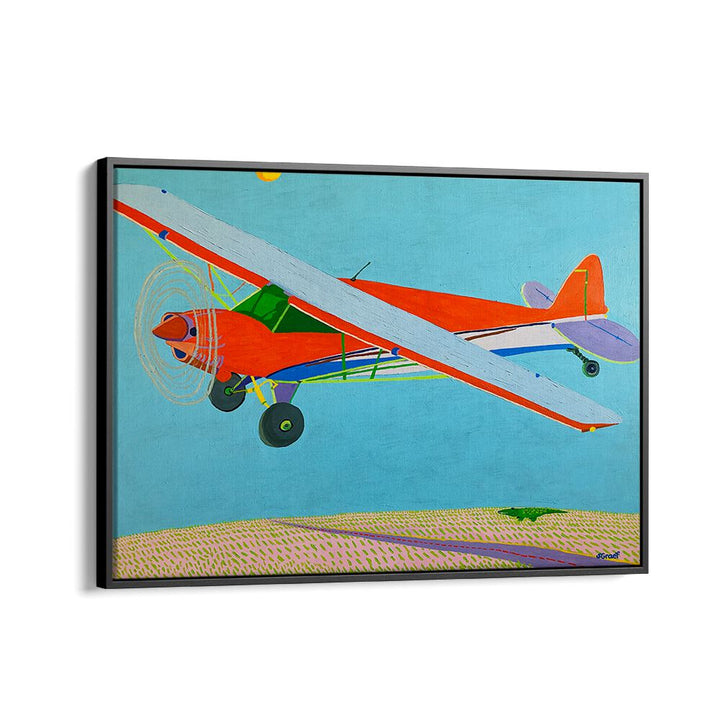 in the air landscape art prints in Black Floater Frame
