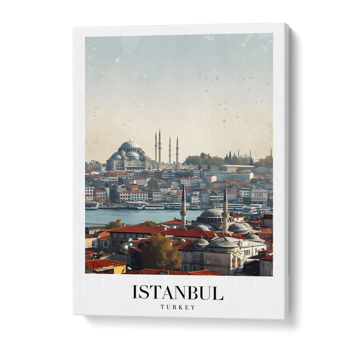 istanbul-turkiye I travel posters in Gallery Wrap