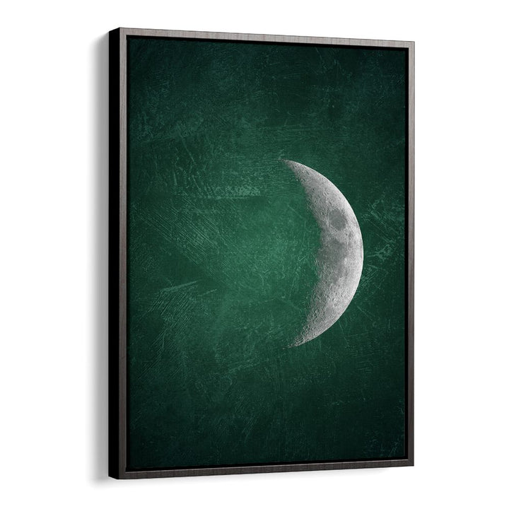 jade moon v geometric paintings in Black Floater Frame