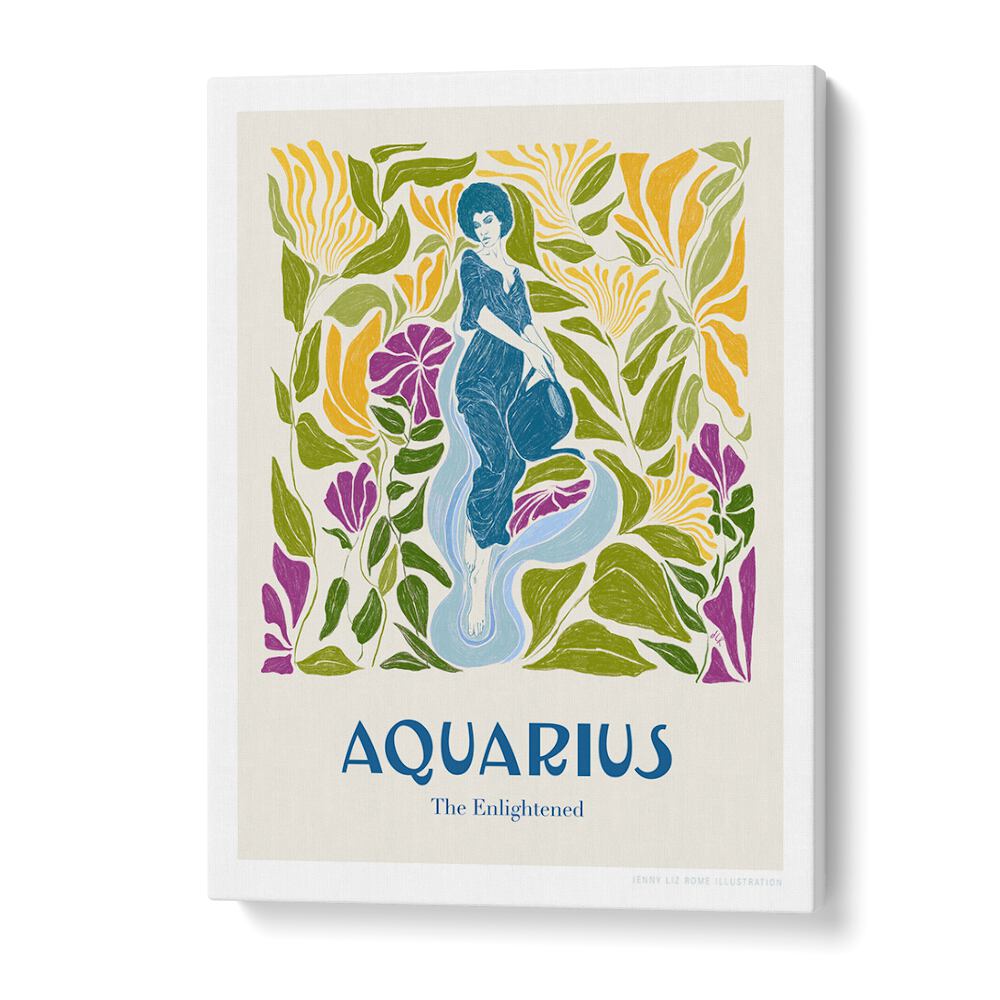 jlr aquarius portraits & figurative illustrations in Gallery Wrap