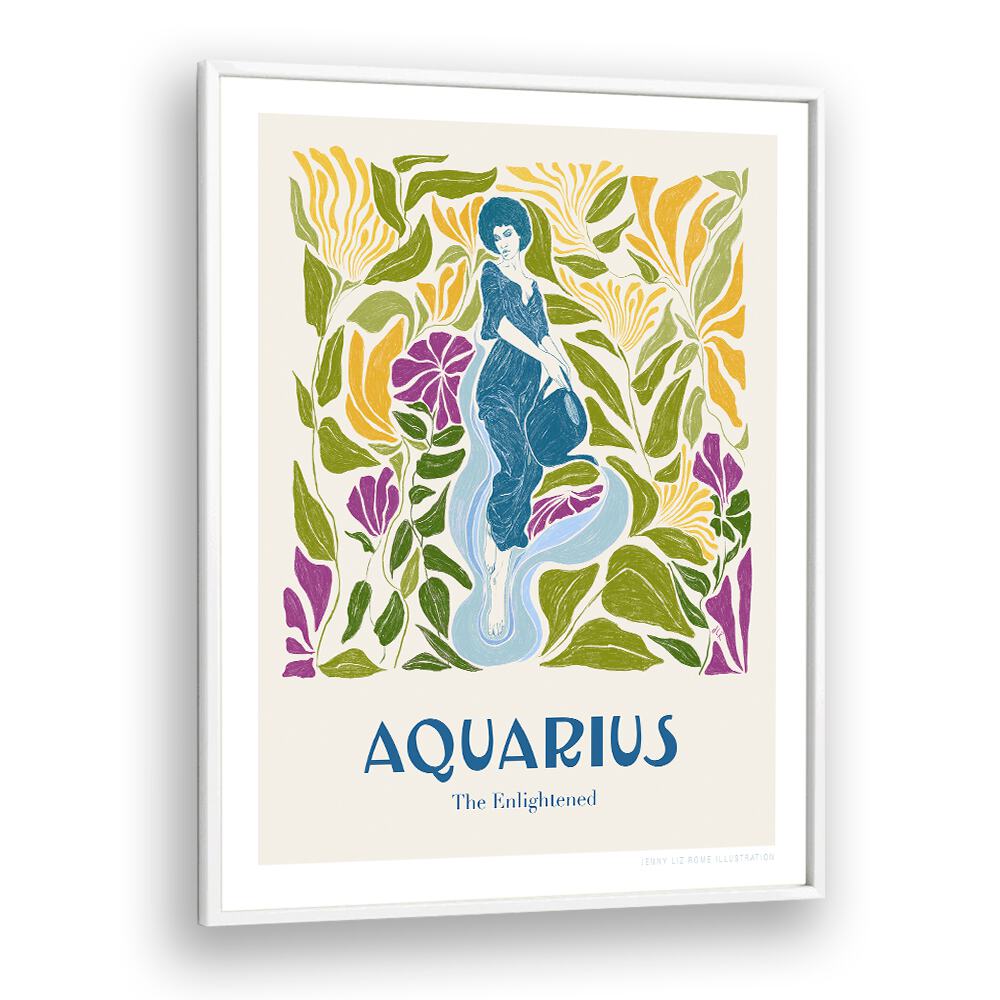 jlr aquarius portraits & figurative illustrations in White Plain Frame