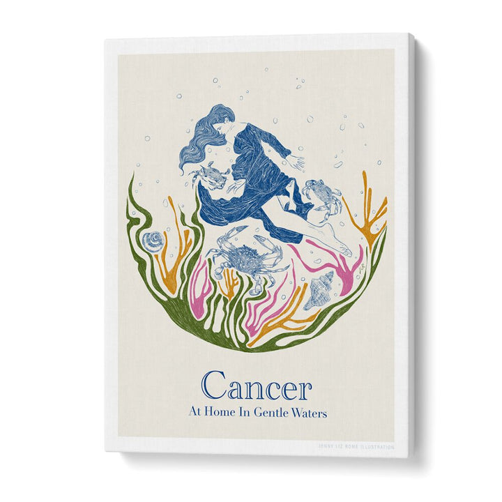 jlr cancer portraits-figurative illustrations in Gallery Wrap