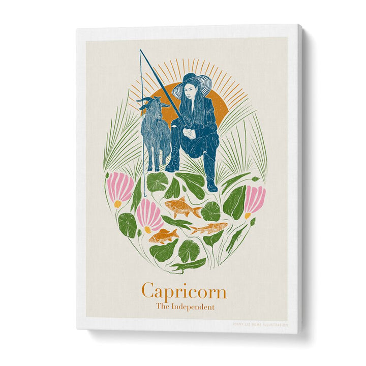 jlr capricorn portraits-figurative illustrations in Gallery Wrap