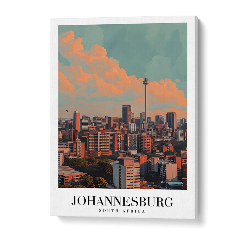 johannesburg-south africa II travel posters in Gallery Wrap