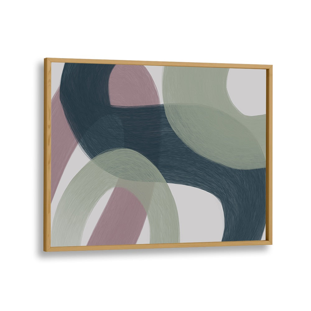 kaleidoscope by yopie studio abstract art paintings in Oak Wood Plain Frame