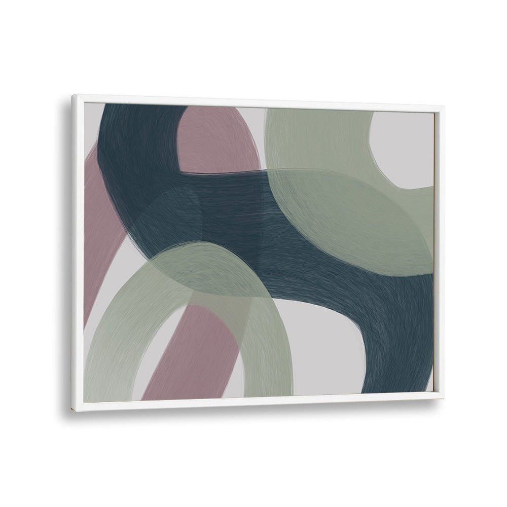 kaleidoscope by yopie studio abstract art paintings in White Plain Frame