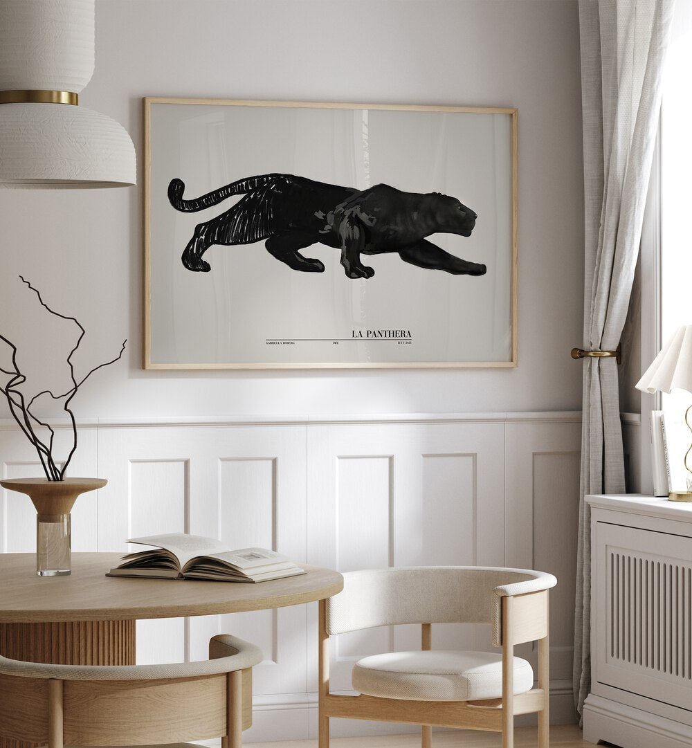 la panthera by gabriella roberg wildlife paintings wildlife posters Artwork I placed on a wall