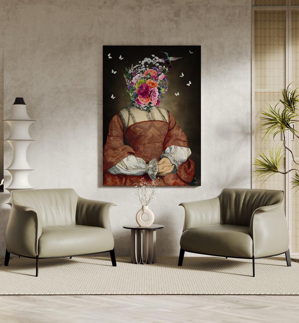 lady rainan by sue skellern wall art prints Artwork I placed on a wall