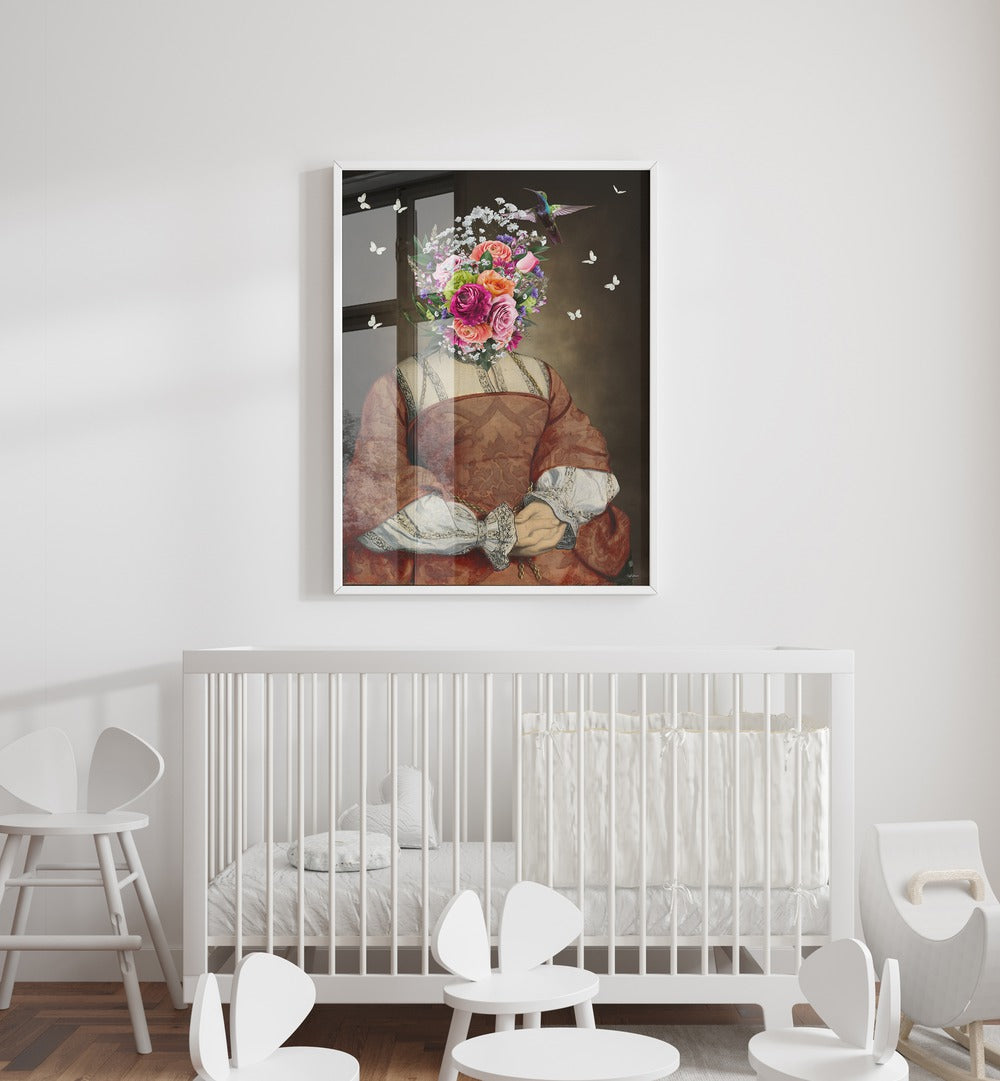 lady rainan by sue skellern wall art prints Artwork I placed on a wall