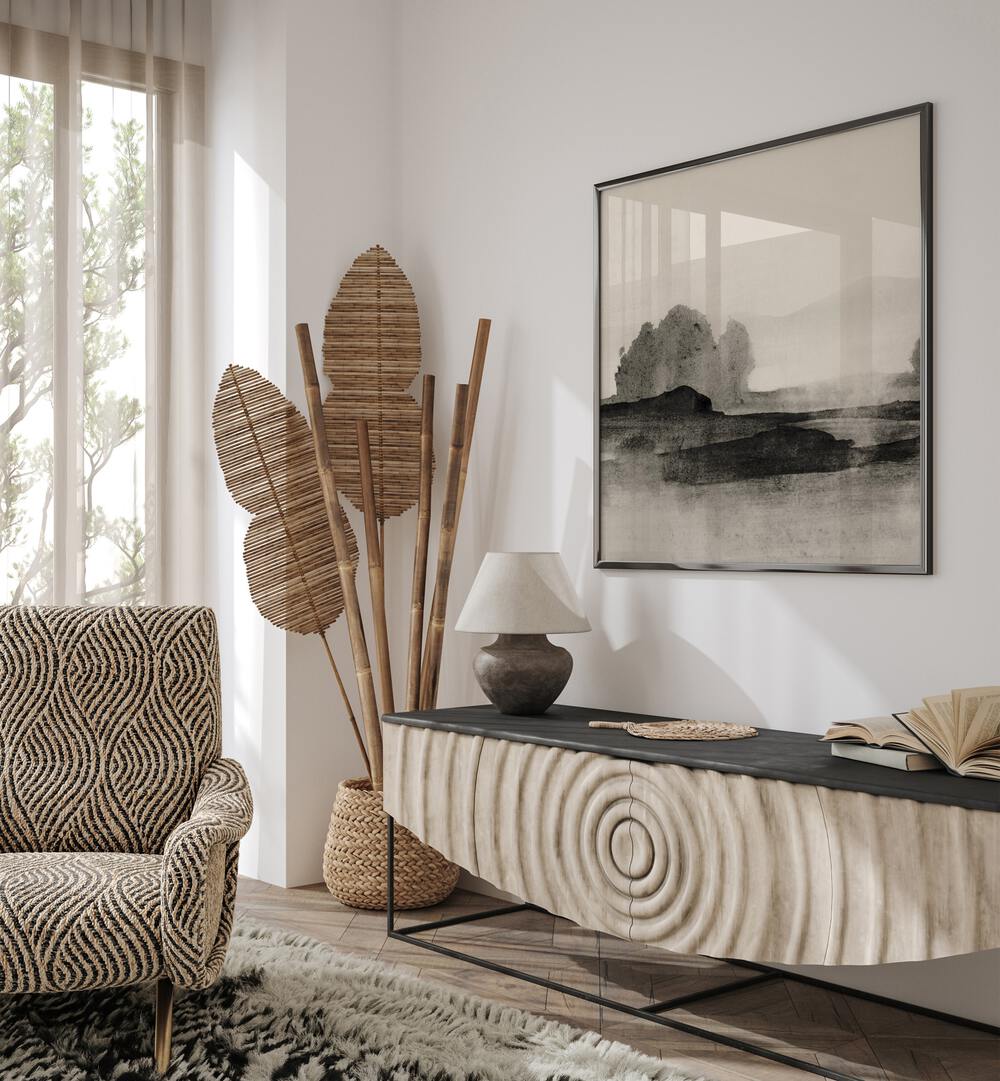 Stunning LAND I, ABSTRACT PAINTINGS by Dan Hobday, elevating any space with creativity and style on premium canvas.