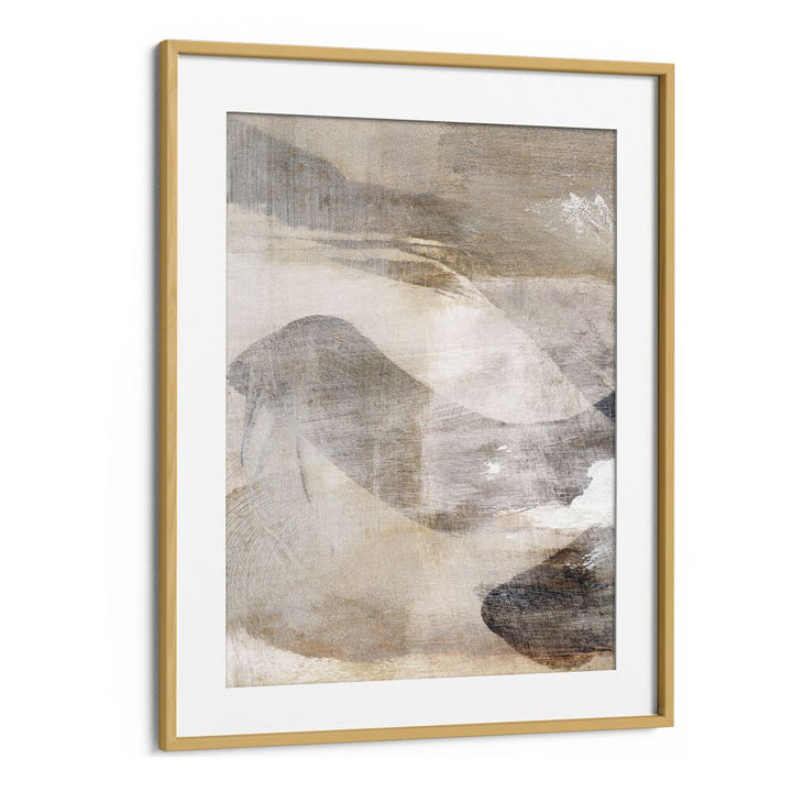 layers i by dan hobday abstract art abstract paintings in Oak Wood Frame With Mount