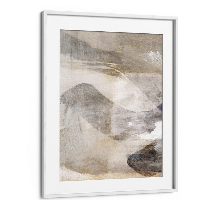 layers i by dan hobday abstract art abstract paintings in White Frame With Mount