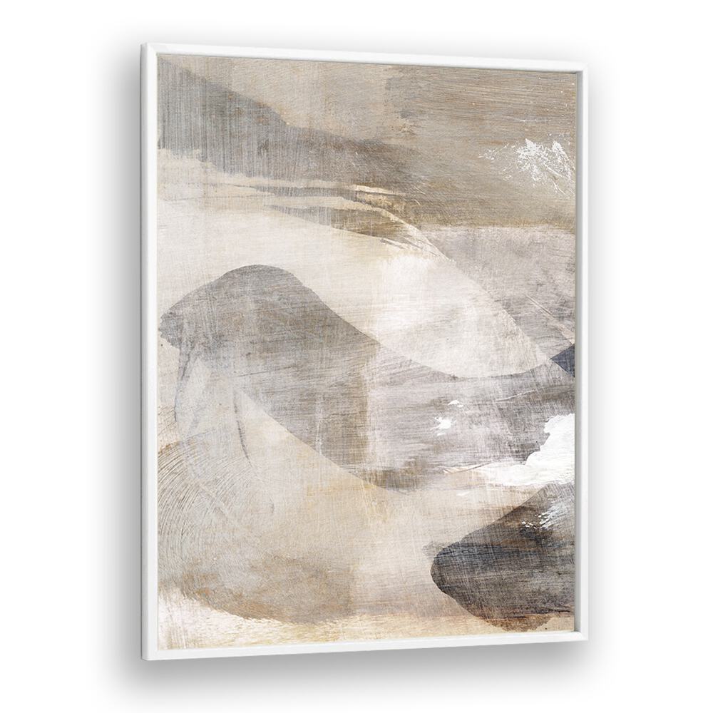 layers i by dan hobday abstract art abstract paintings in White Plain Frame