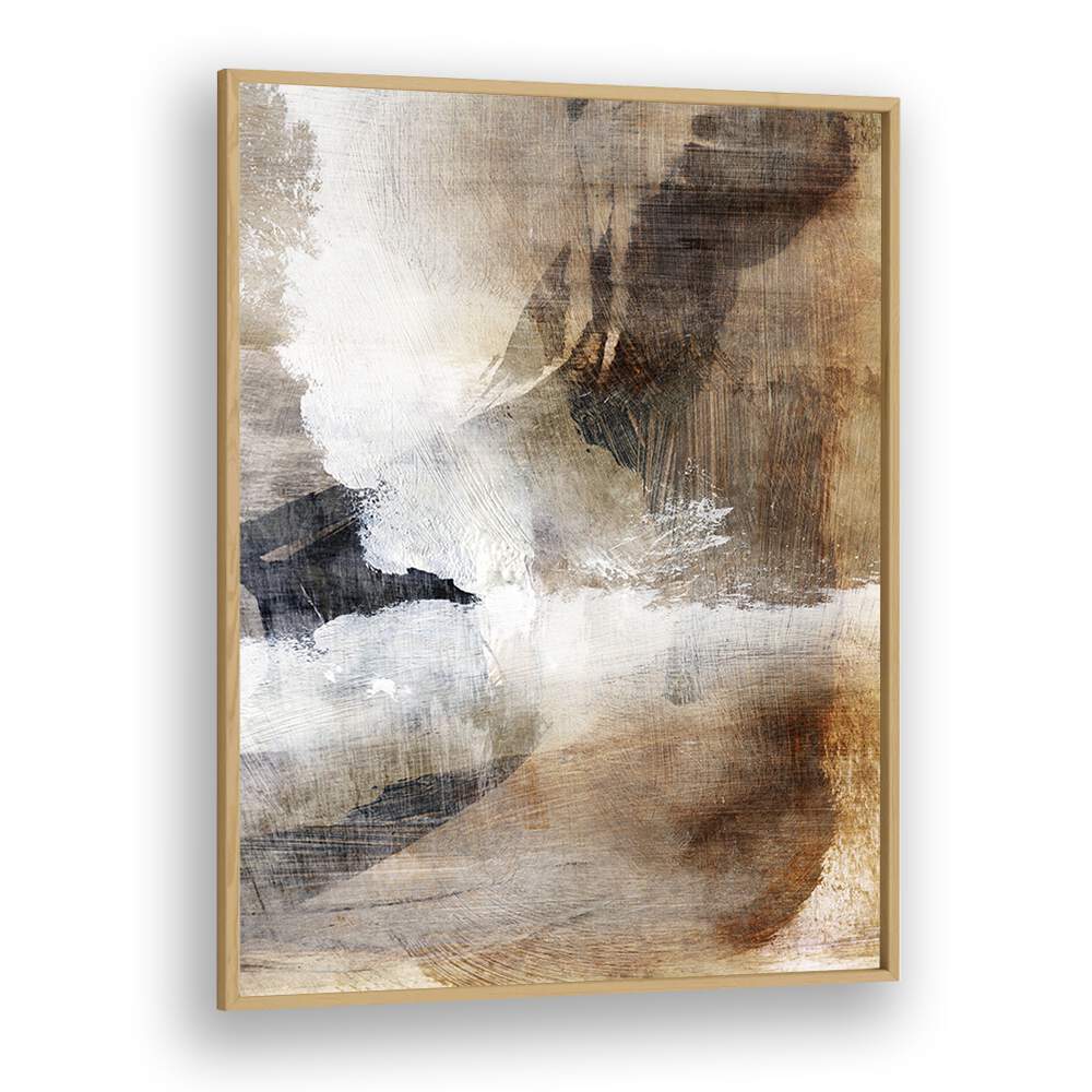 layers ii by dan hobday abstract art abstract paintings in Oak Wood Plain Frame