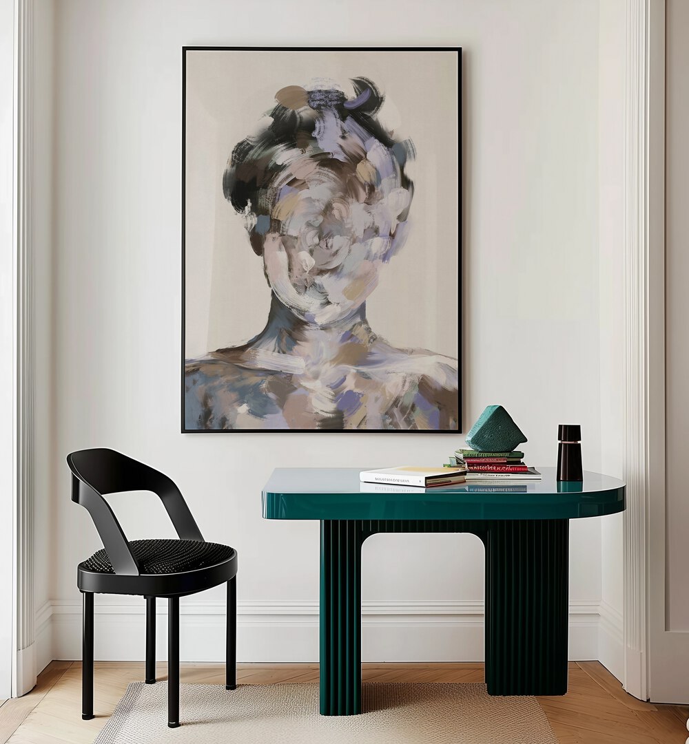 le portrait no. iii by gabriella roberg portraits & figurative illustrations Artwork I placed on a wall