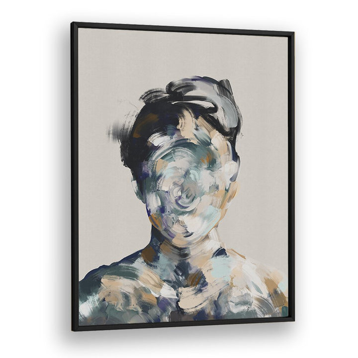 le portrait no.ii by gabriella roberg wall art prints in Black Plain Frame