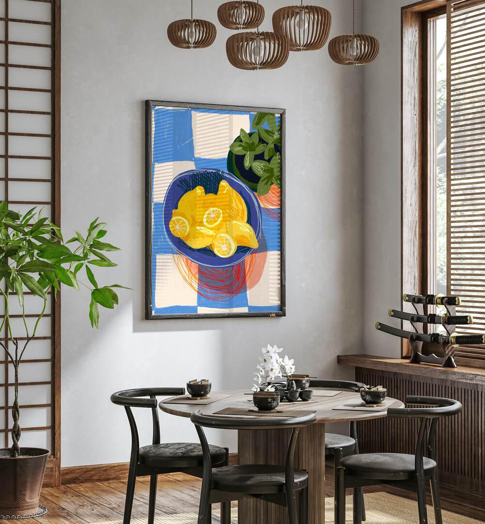 lemonade by gigi rosado kitchen posters kitchen art prints Artwork III placed on a wall