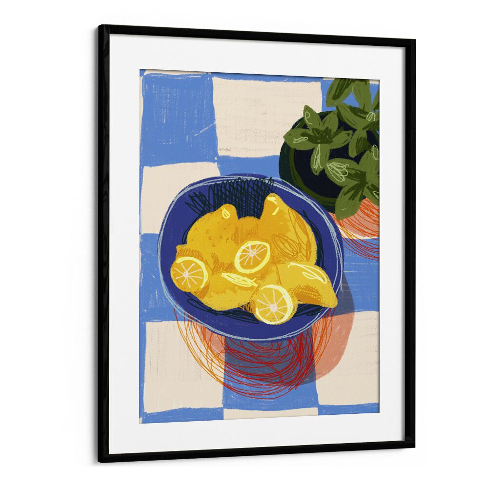 lemonade by gigi rosado kitchen posters kitchen art prints in Black Frame With Mount