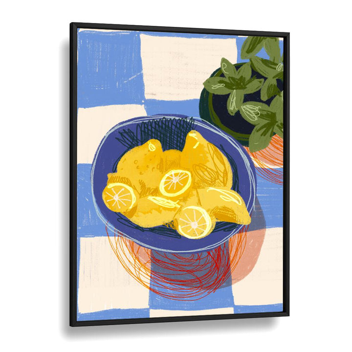 lemonade by gigi rosado kitchen posters kitchen art prints in Black Plain Frame