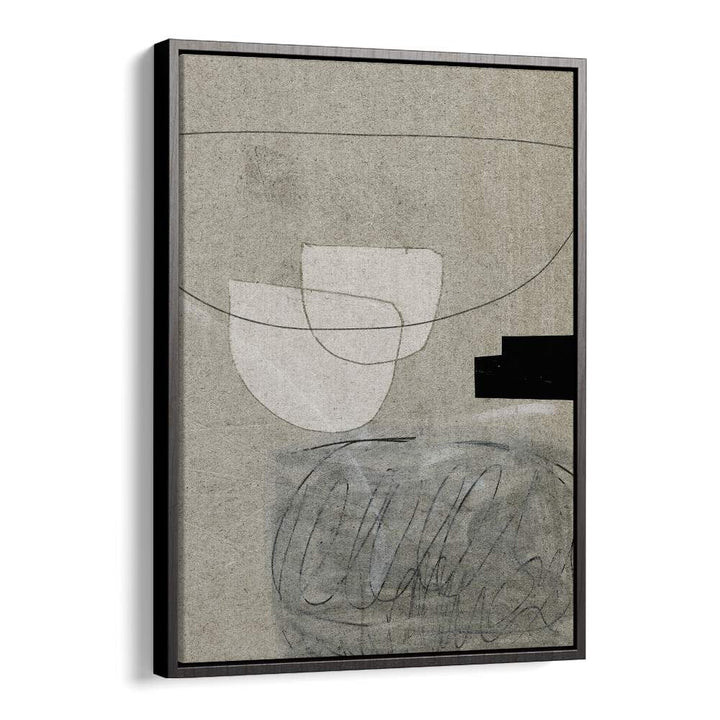 lifestyle I by dan hobday abstract art abstract paintings in Black Floater Frame