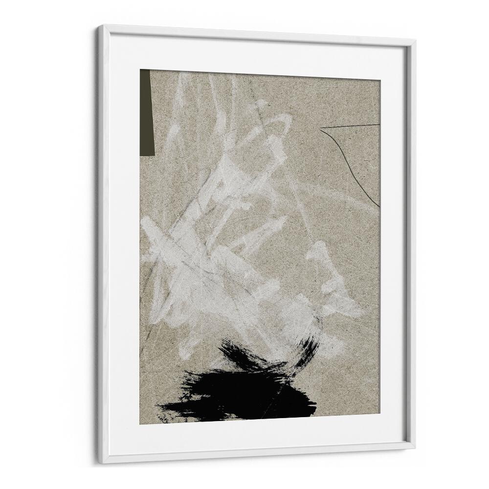 lifestyle II by dan hobday abstract art abstract paintings in White Frame With Mount