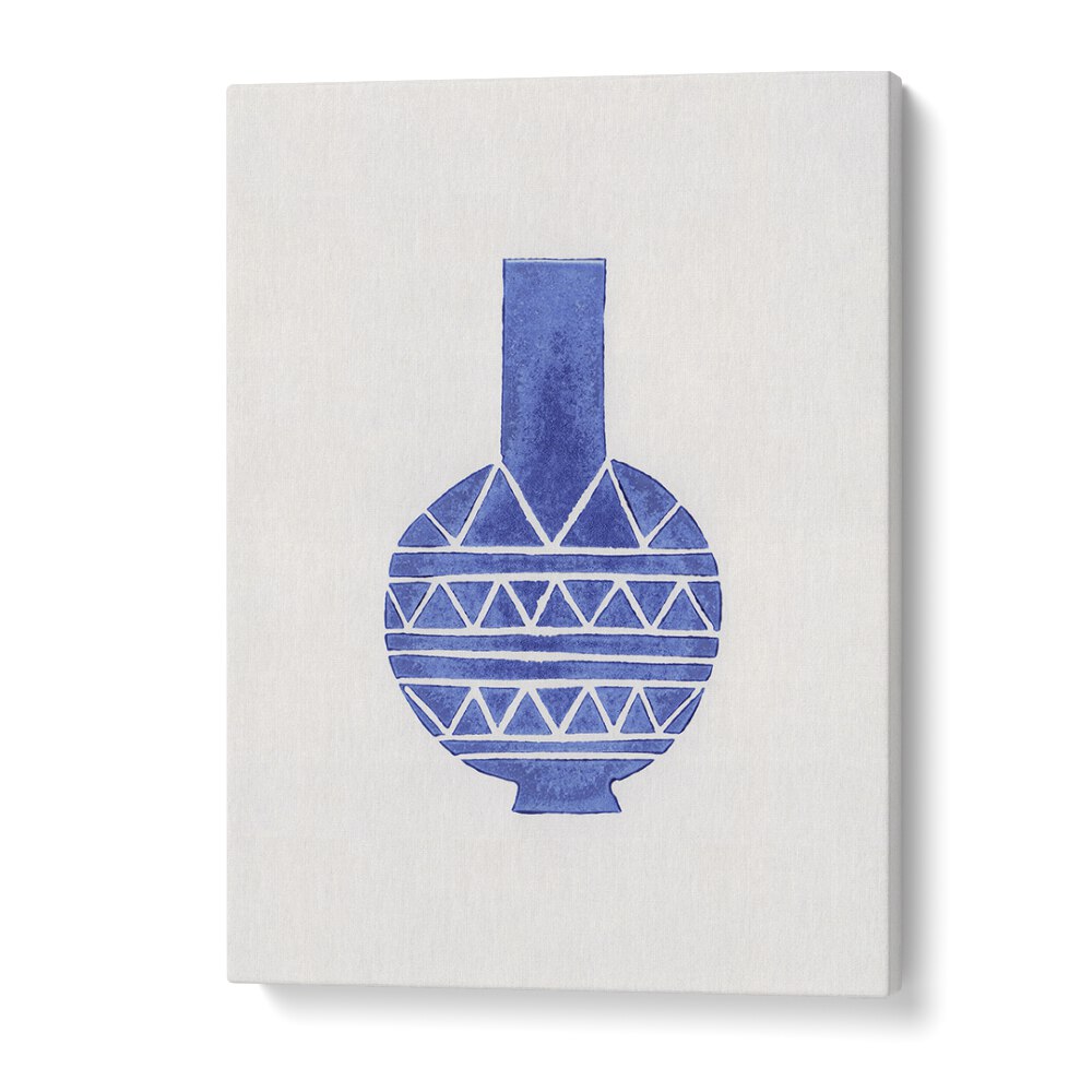 linocut vase VIII by alisa galitsyna geometric art prints geometric paintings in Gallery Wrap