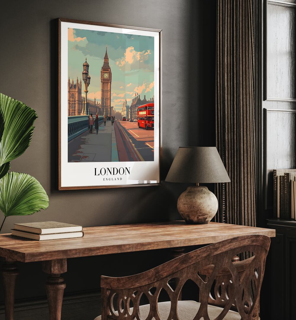 london dreams II travel posters Artwork I placed on a Wall 