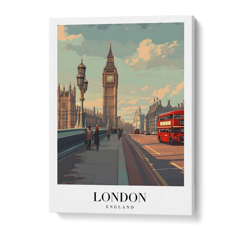 london dreams II travel posters in Gallery Wrap