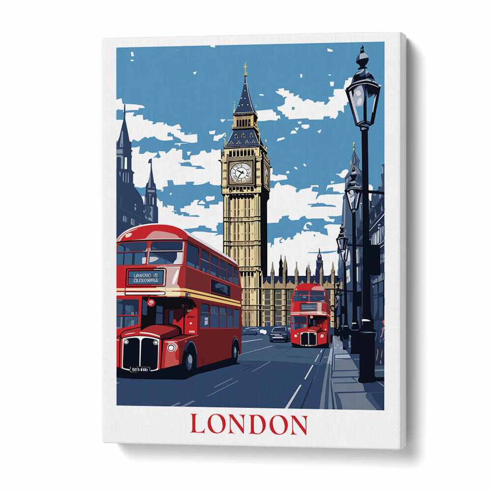 london dreams III travel posters in Gallery Wrap