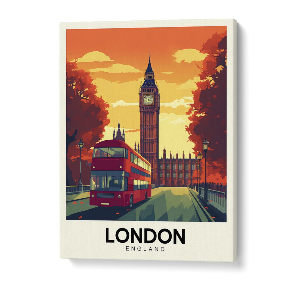 london-england I travel posters in Gallery Wrap