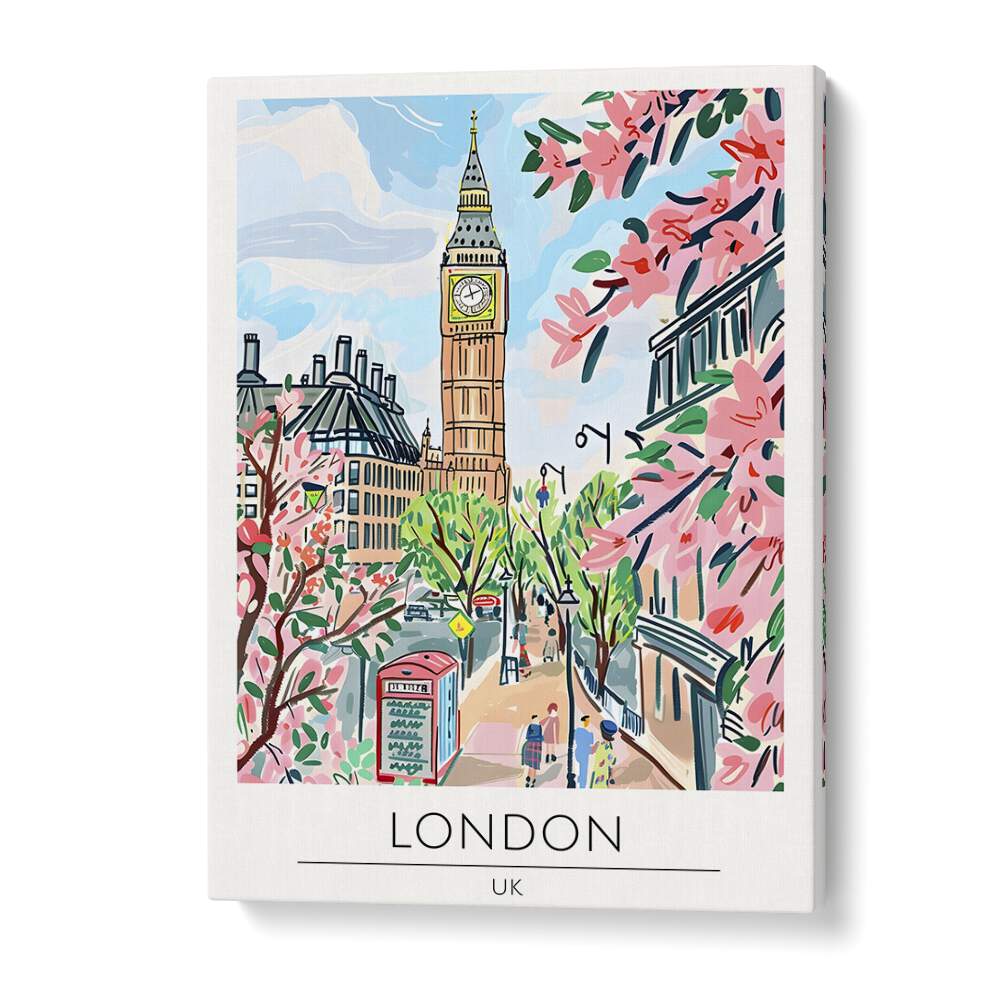 london-england travel posters in Gallery Wrap