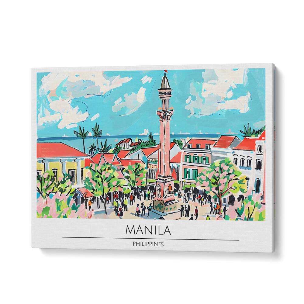 manila city-philippines II travel posters in Gallery Wrap