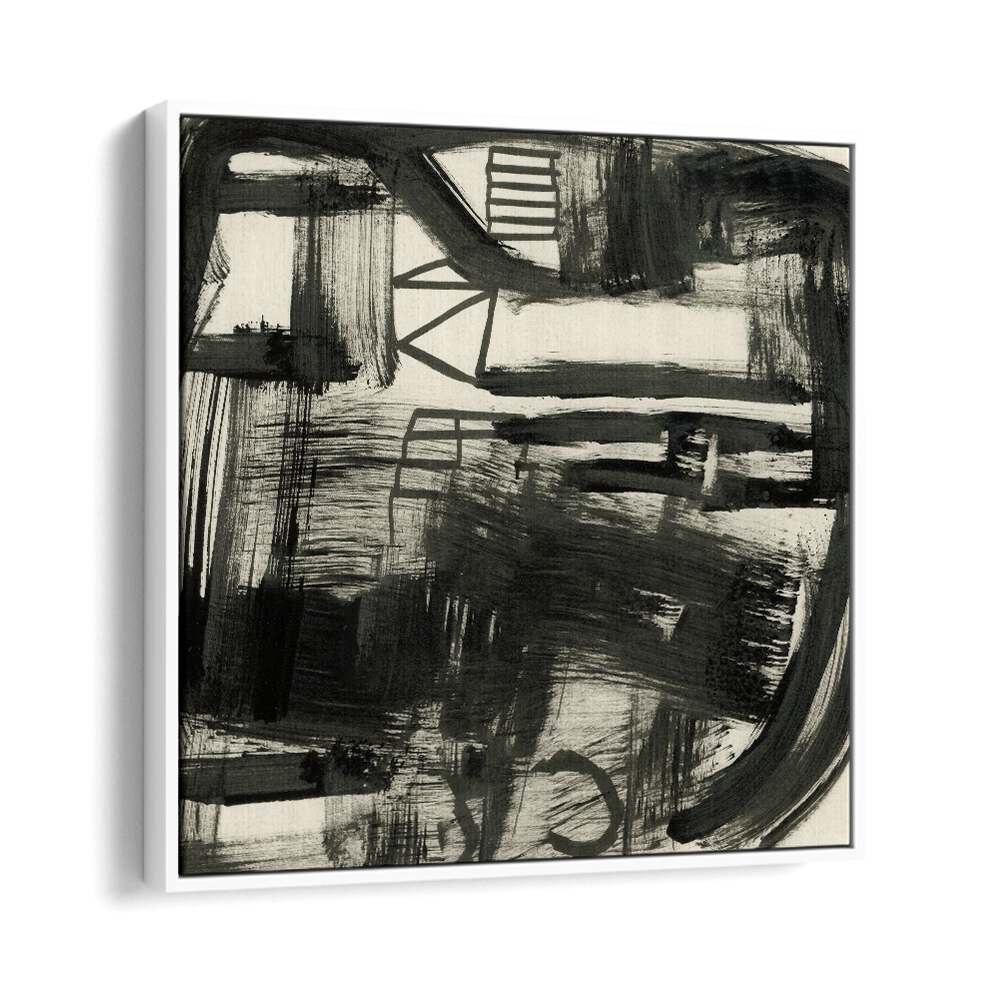 market by dan hobday abstract art abstract paintings in White Floater Frame