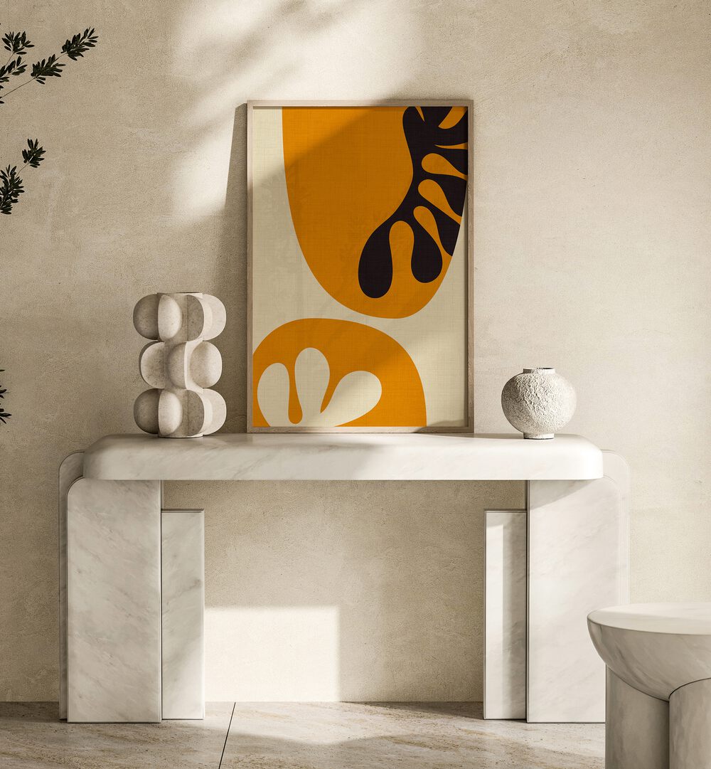 matisse cut outs ii by ana rut bre abstract art abstract paintings Artwork II placed on a wall