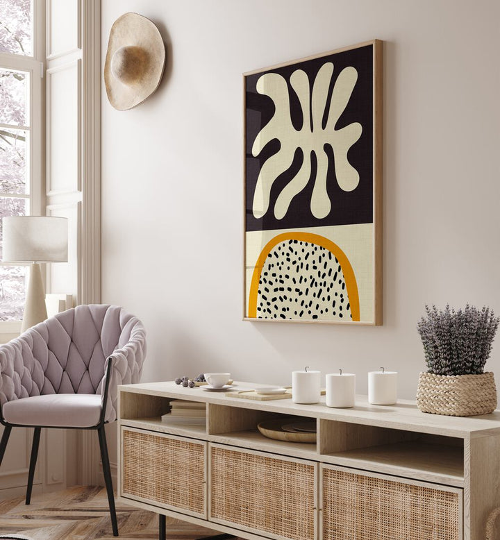 matisse cut outs iv by ana rut bre abstract art abstract paintings Artwork II placed on a wall