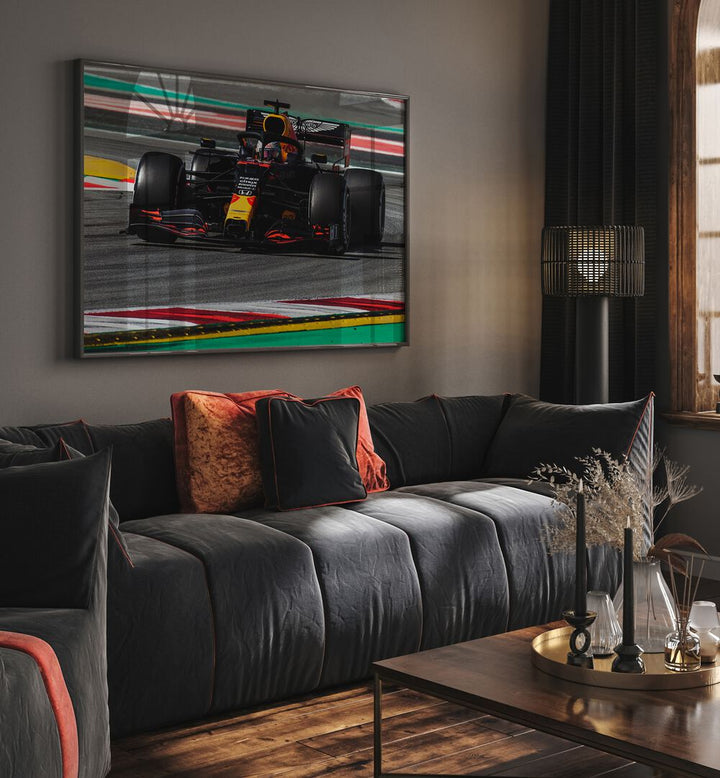 max verstappen car poster Artwork I placed on a Wall 