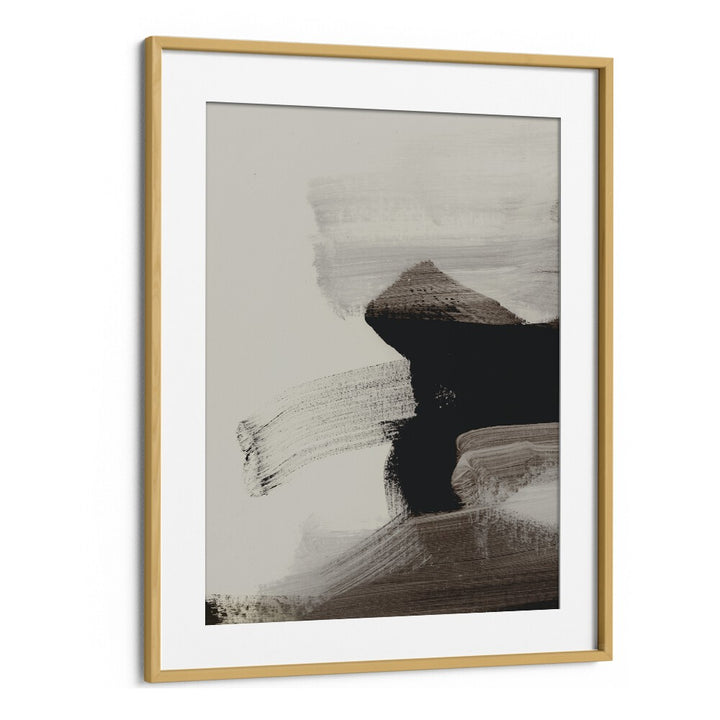 mellow i by dan hobday abstract art abstract paintings in Oak Wood Frame With Mount