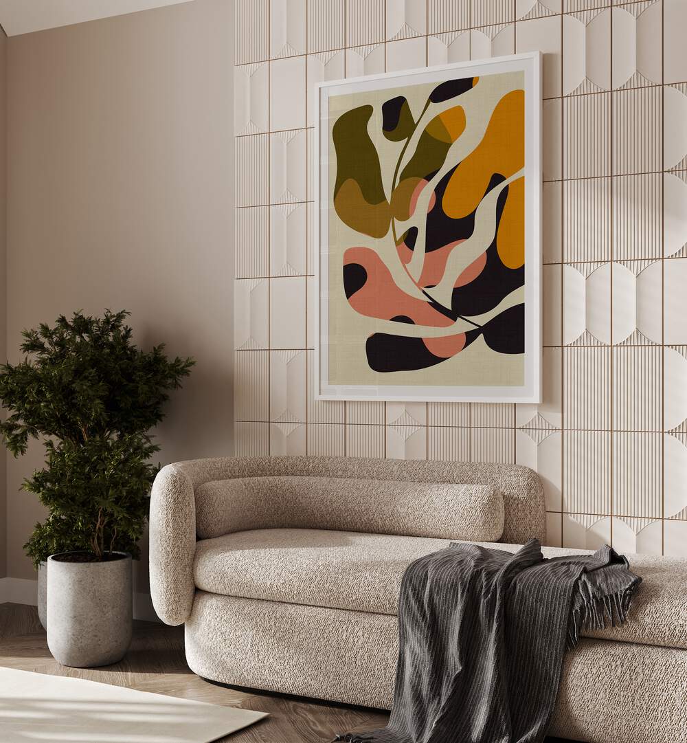 mid century matisse kopie by ana rut bre abstract art abstract paintings Artwork I placed on a wall