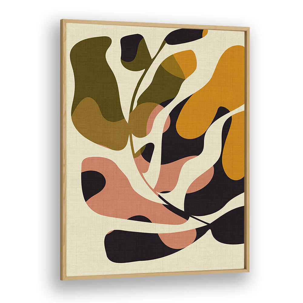 mid century matisse kopie by ana rut bre abstract art abstract paintings in Oak Wood Plain Frame