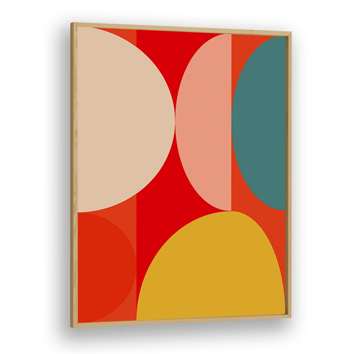 mid century pastel xiii by ana rut bre abstract art abstract paintings in Oak Wood Plain Frame