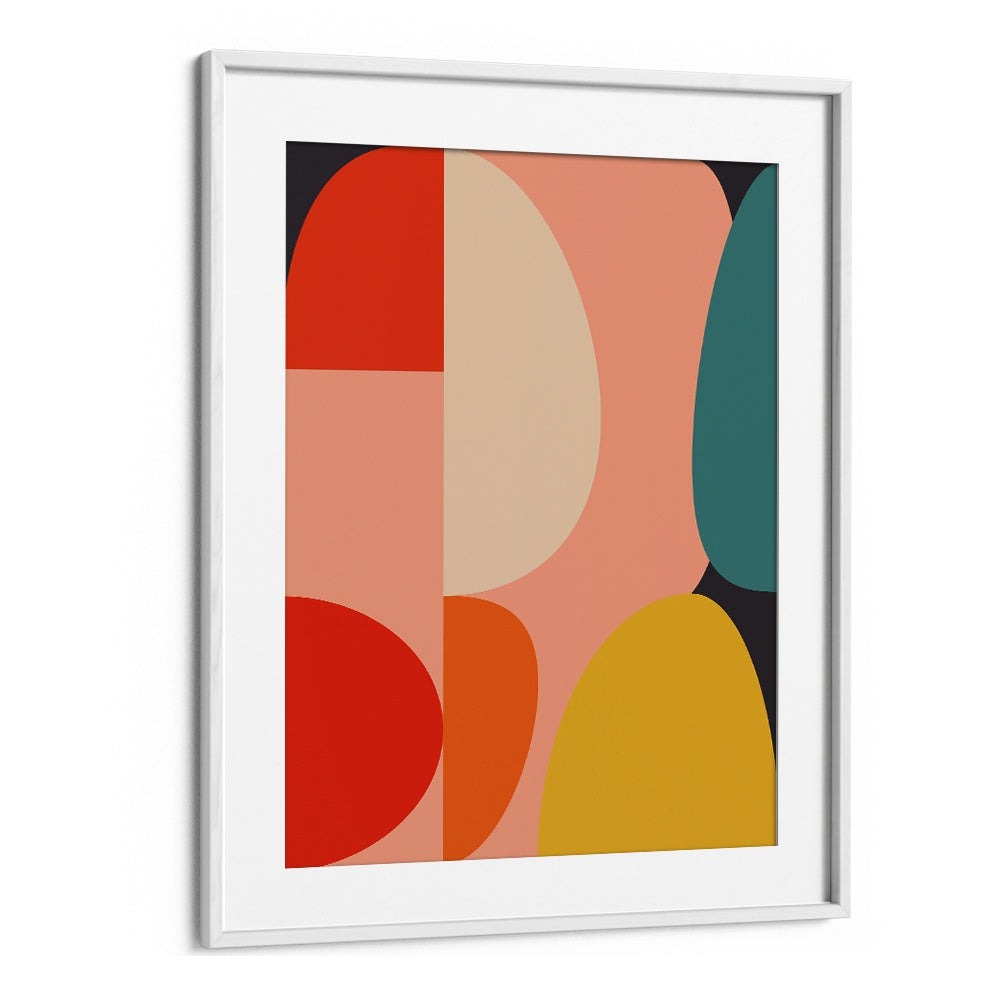 mid century pastel xiv by ana rut bre abstract art abstract paintings in White Frame With Mount